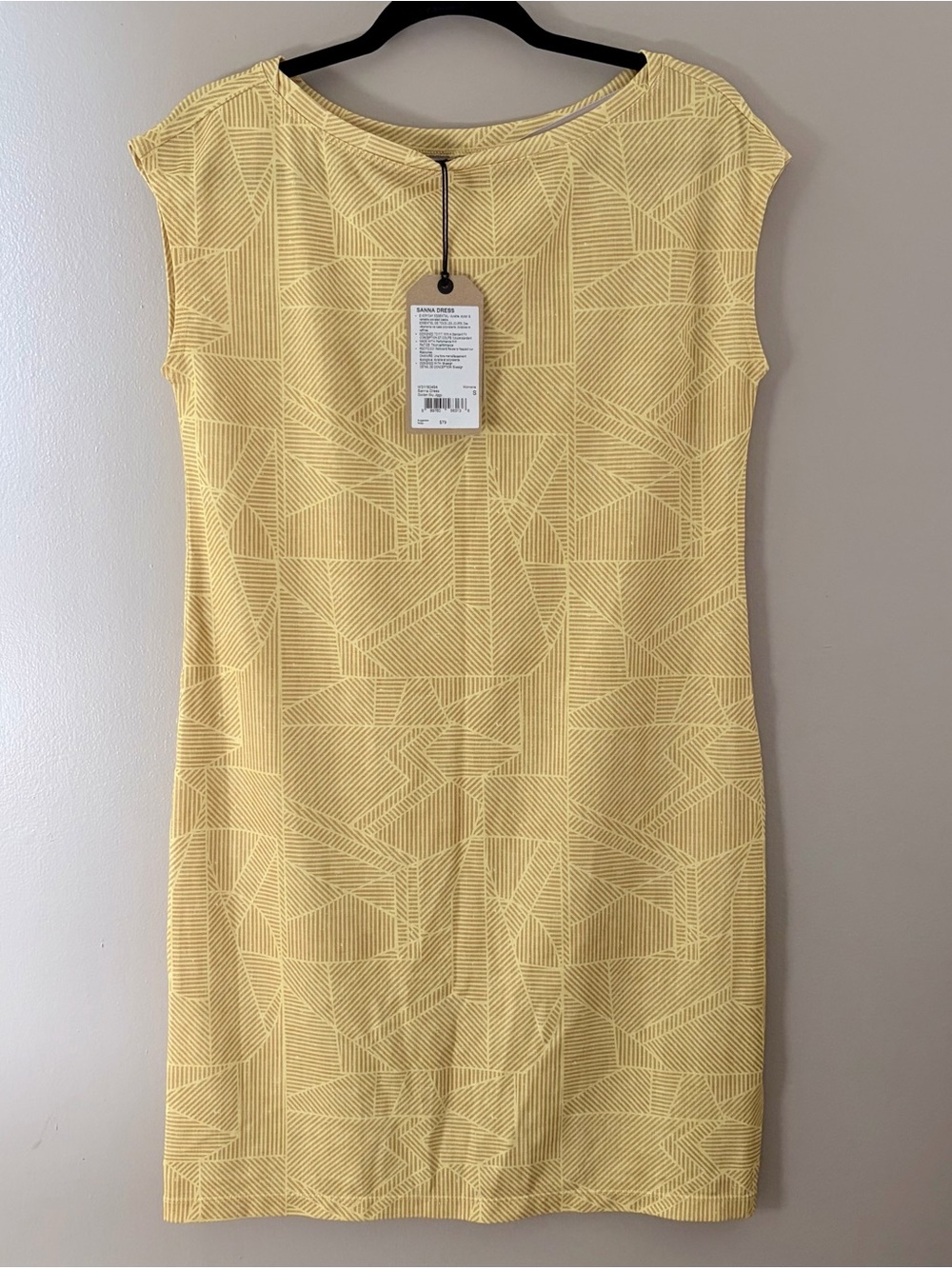 NWT Prana Sanna Dress Golden Sky Jiggy Performance Knit S